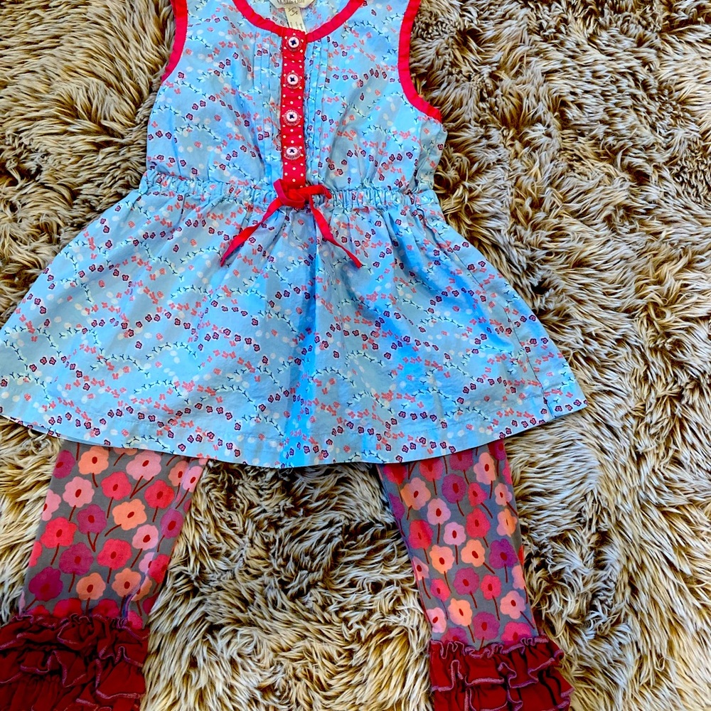 Matilda Jane tunic and pants combo